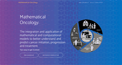 Desktop Screenshot of mathematical-oncology.org