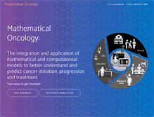 Tablet Screenshot of mathematical-oncology.org